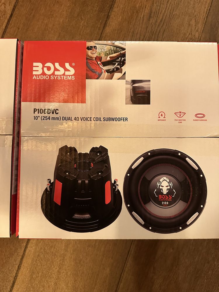 Glosniki niskotonowe Boss audio System P106DVC
