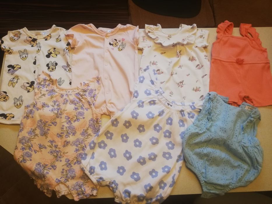 Rampersy dla dziewczynki r. 56-62/68