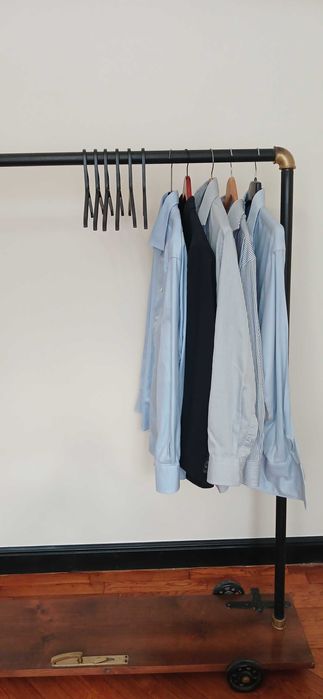 Екслюзивна! Стійка для одягу в стилі "LOFT" (2шт) З антикаарних дверей