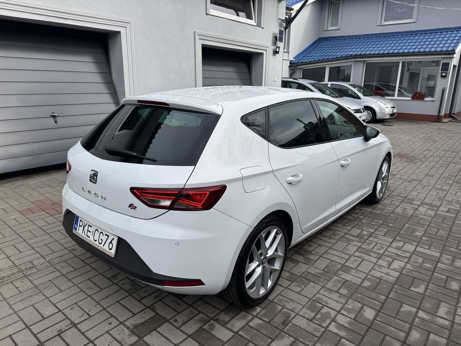 Seat Leon FR 1.4 150 KM DSG sprowadzony 2016 zarejestrowany ledy navi