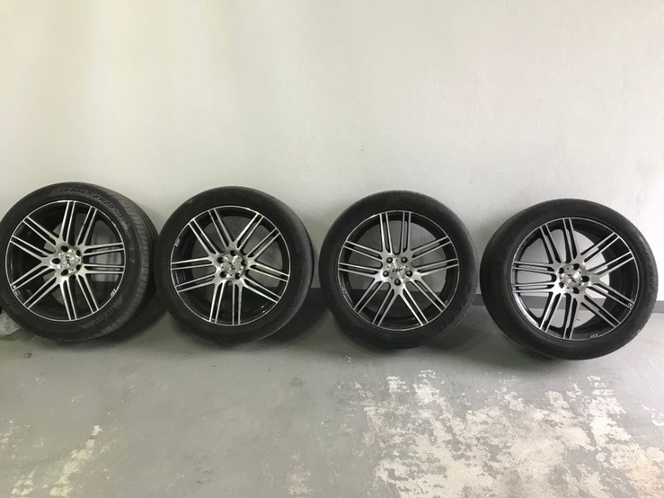 Jantes AEZ 5 x 112 20 polegadas MERCEDES AUDi VW com pneus