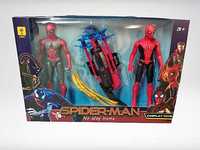 Pack 2 Figuras Homem Aranha com luz + Lançador de Teias