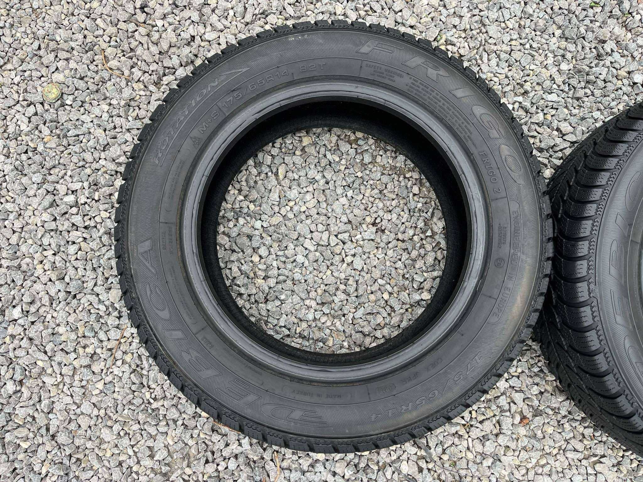 Opony 175/65R14 Dębica Frigo 2 Zima 2sztuki 5,95mm bieżnika