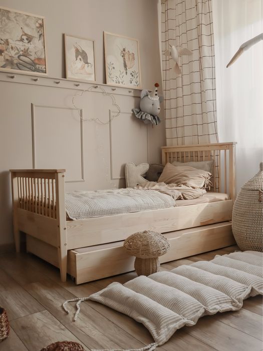 Łóżko podwójne wysuwane