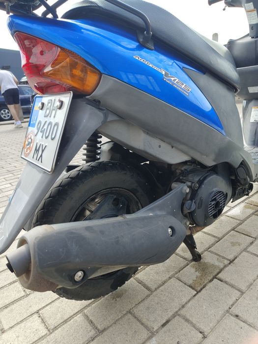 Suzuki Address v125 синій на реєстрації з кофром