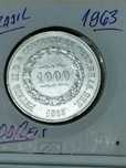 Brasil/ Moeda 1000 reis - 1863  / prata