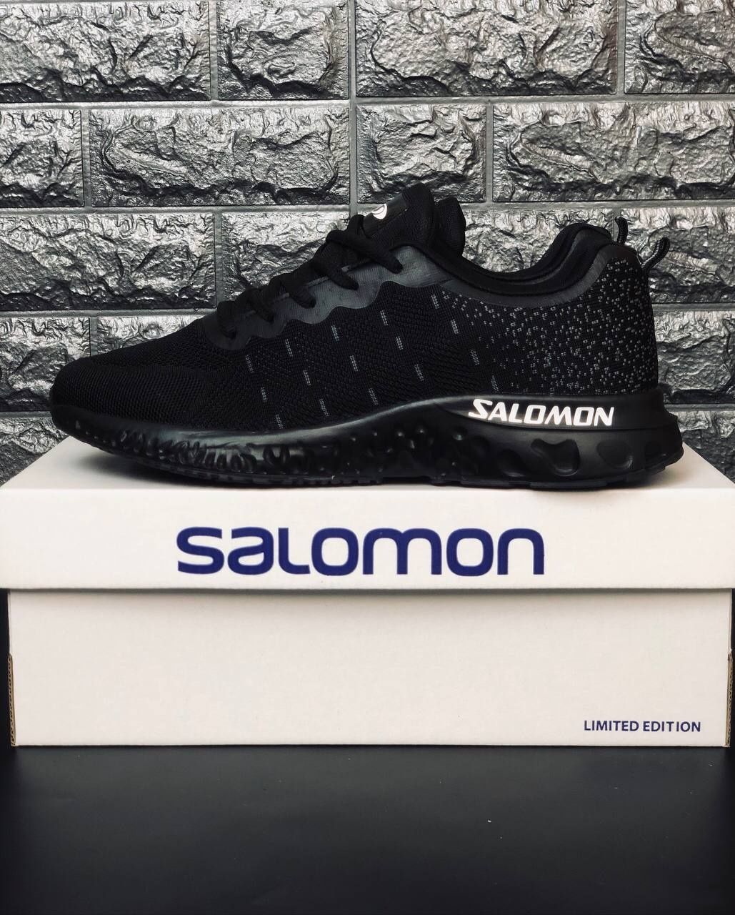 Кроссовки Мужские Salomon Черный Летние кроссовки Саломон