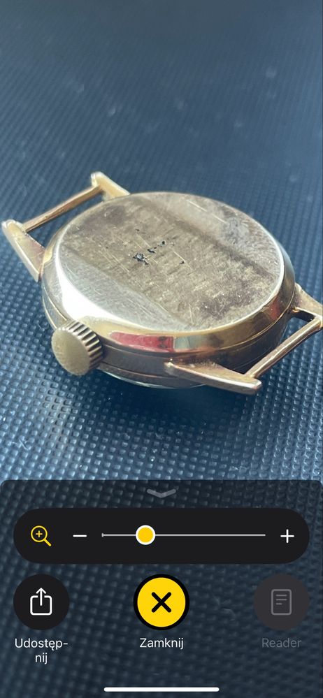 Omega 15 Jewels Złoty zegarek 1935 r damski !