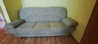 Zestaw wypoczynkowy sofa/wersalka rozkladana + dwa fotele.