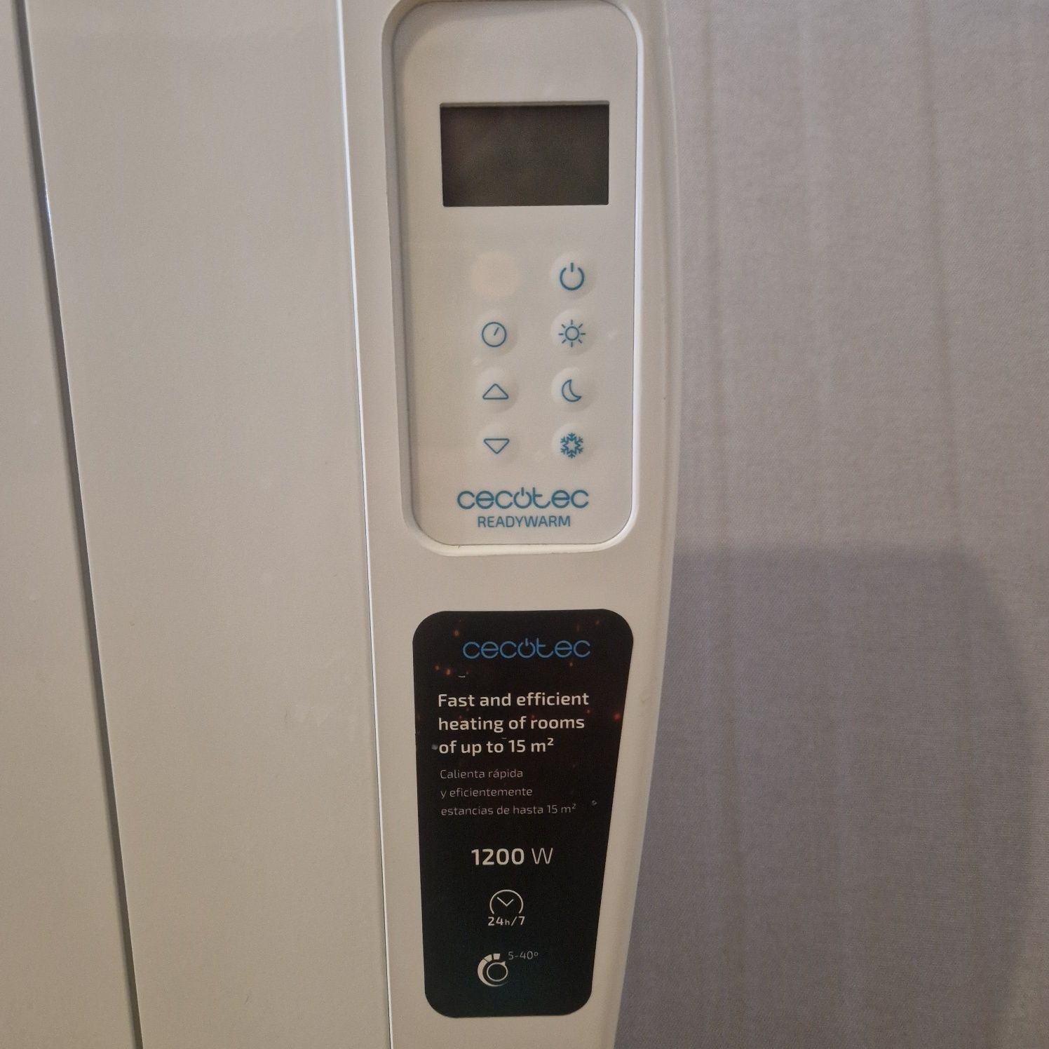 Cecotec Radiador eléctrico Warm 1800