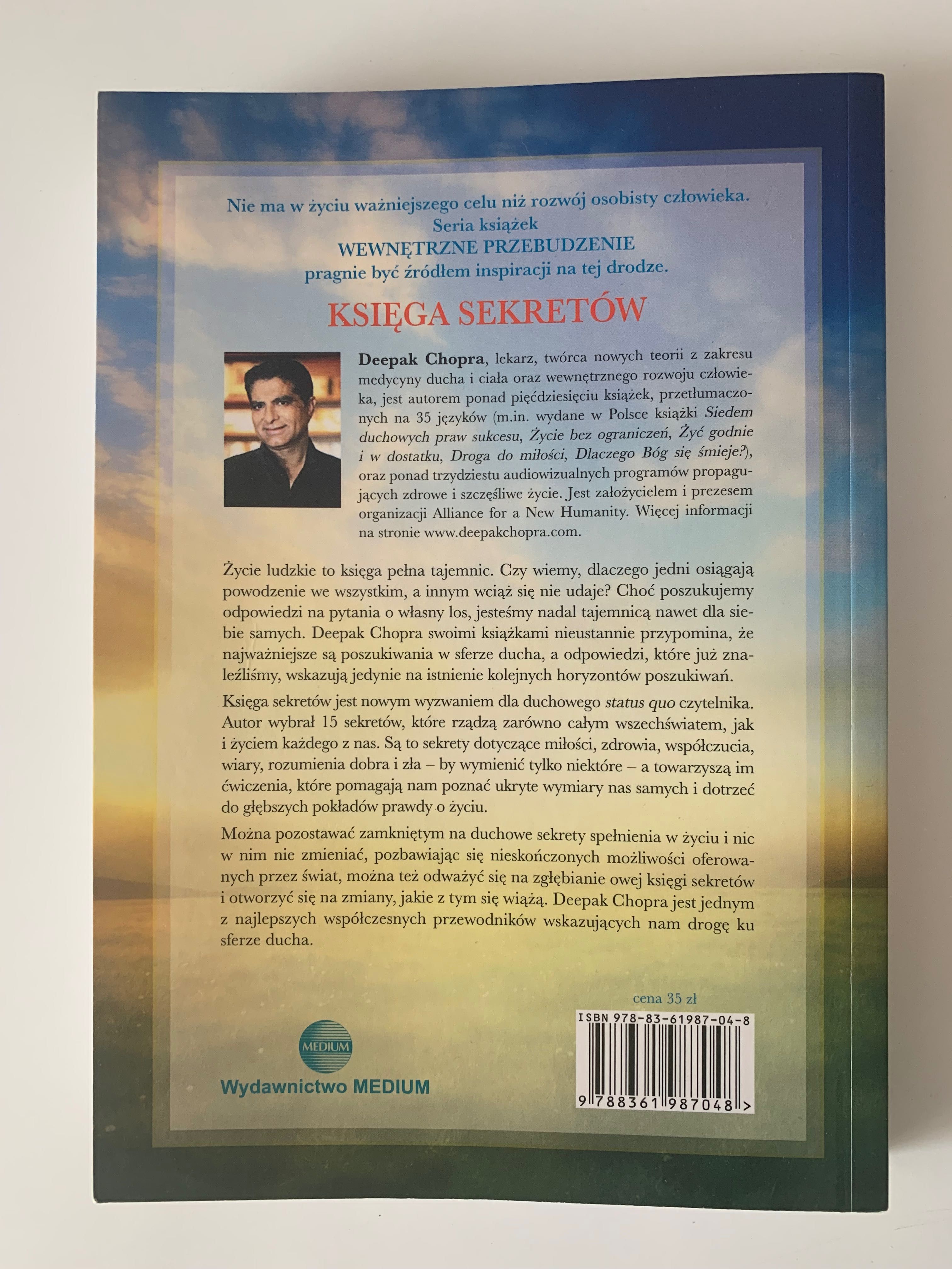 Księga sekretów Deepak Chopra