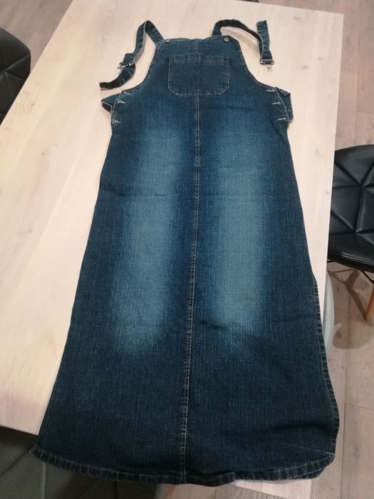 Sukienka ciążowa dżinsowa jeans ogrodniczka 38 M