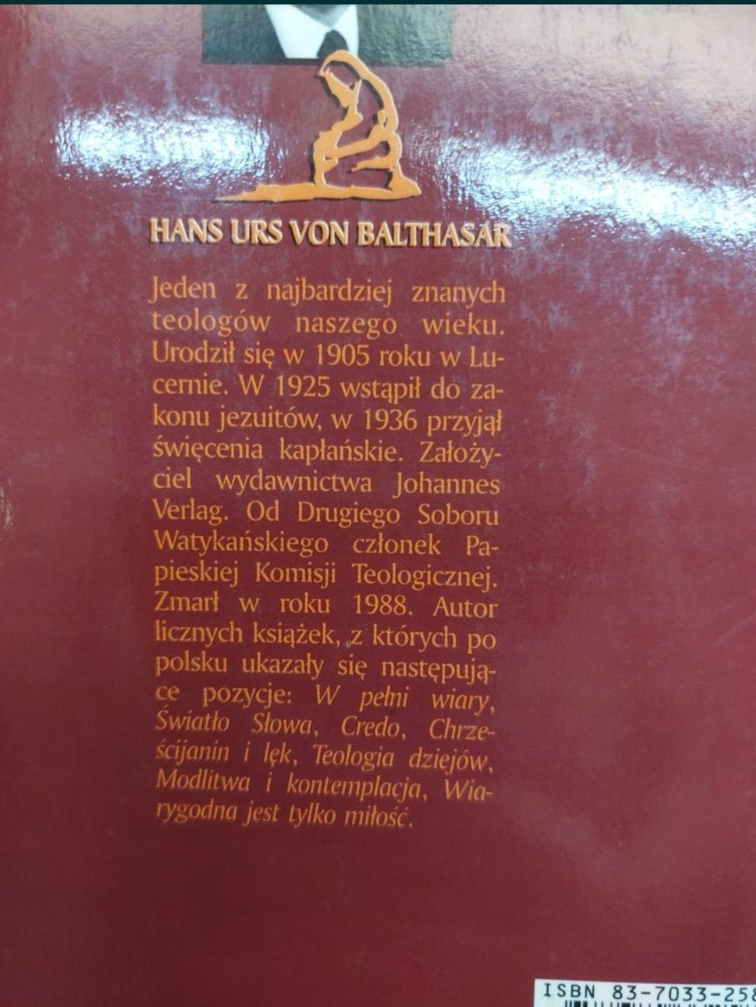 Medytacja chrześcijańska Hans Urs von Balthasar