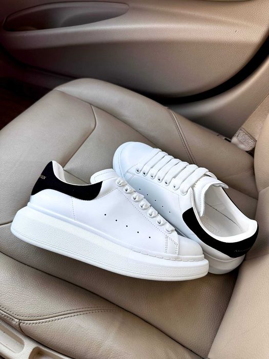 Кросівки Alexander McQueen Ivory Black White 36-40 ЛЮКС Обувь Кроссовк