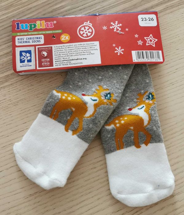 NOWE skarpetki r. 23-26 ciepłe antypoślizgowe