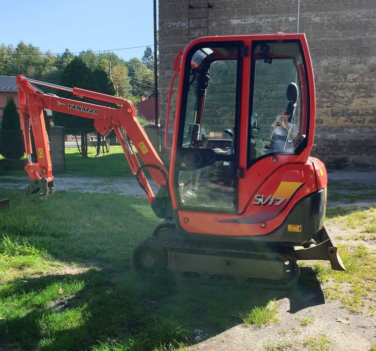 Yanmar SV17 minikoparka