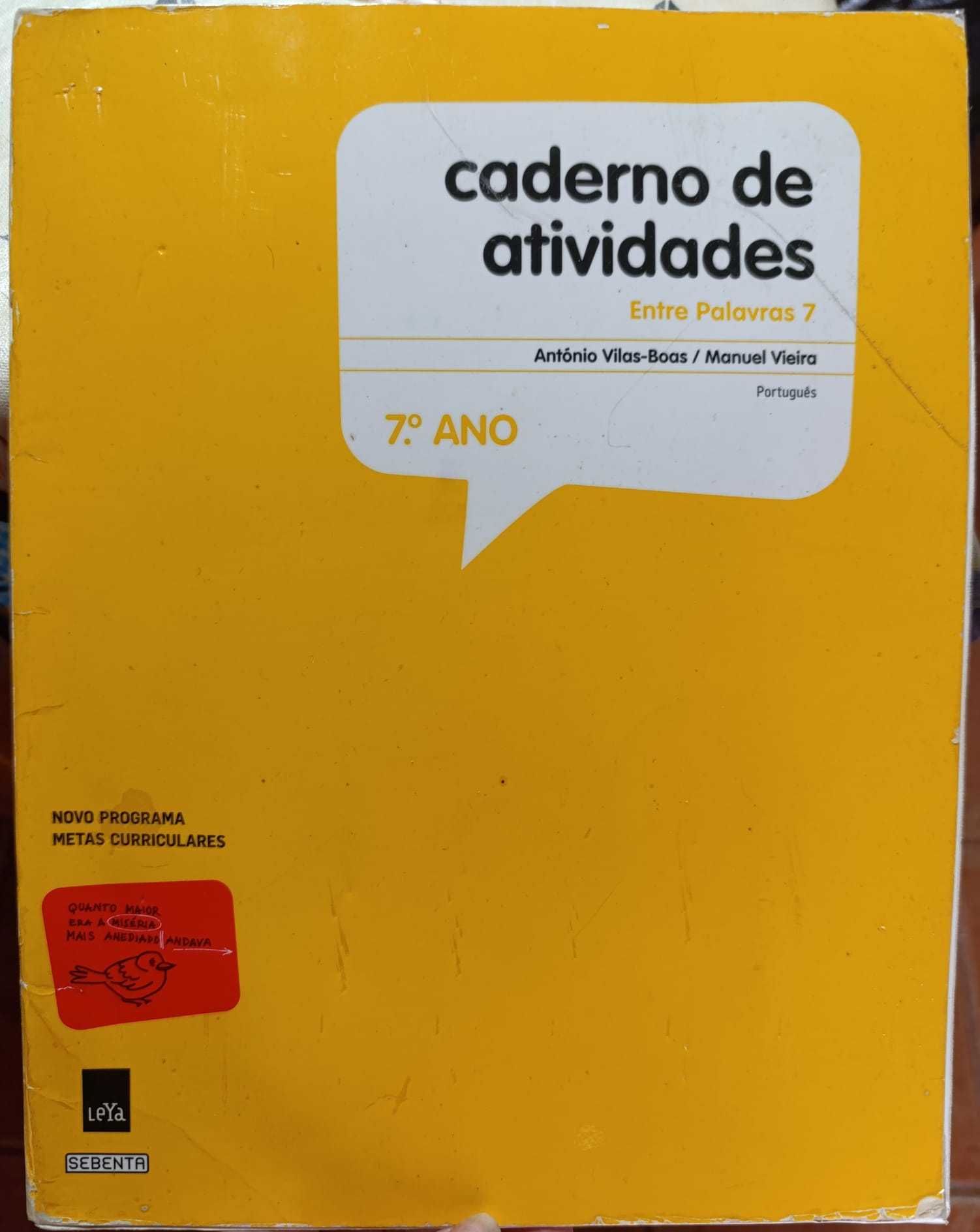 Manuais e cadernos de ficha (7º 8º)
