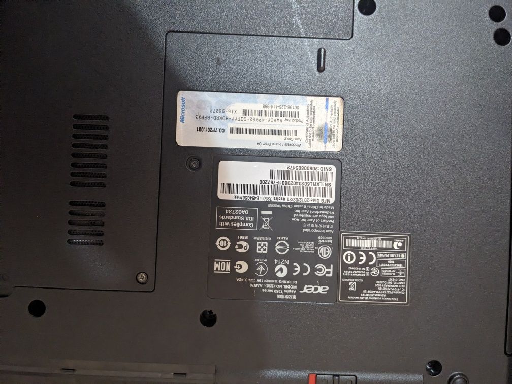 Ноутбук Acer 7250