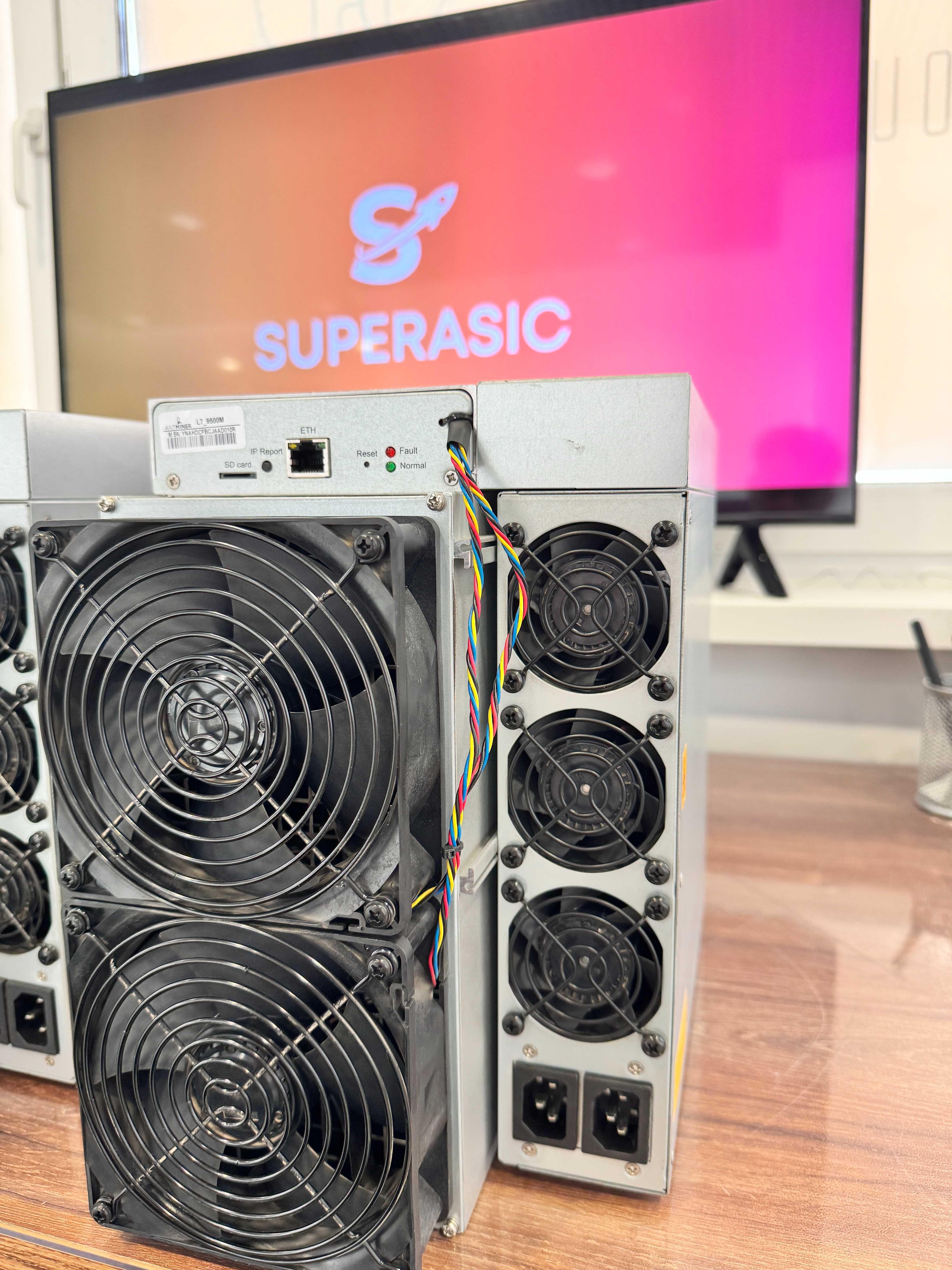 Без очікування! Майнери Asic Bitmain Antminer L7 9300 Mh miner 3250Вт