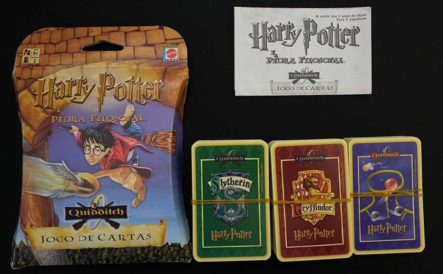 Harry Potter e a Pedra Filosofal Quidditch Jogo de Cartas / Vários