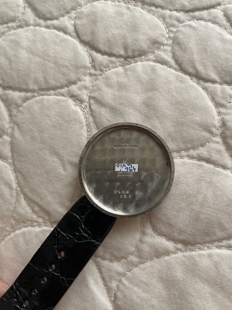 Relogio Omega vintage com pulseira em crocodilo legitimo, anos 50