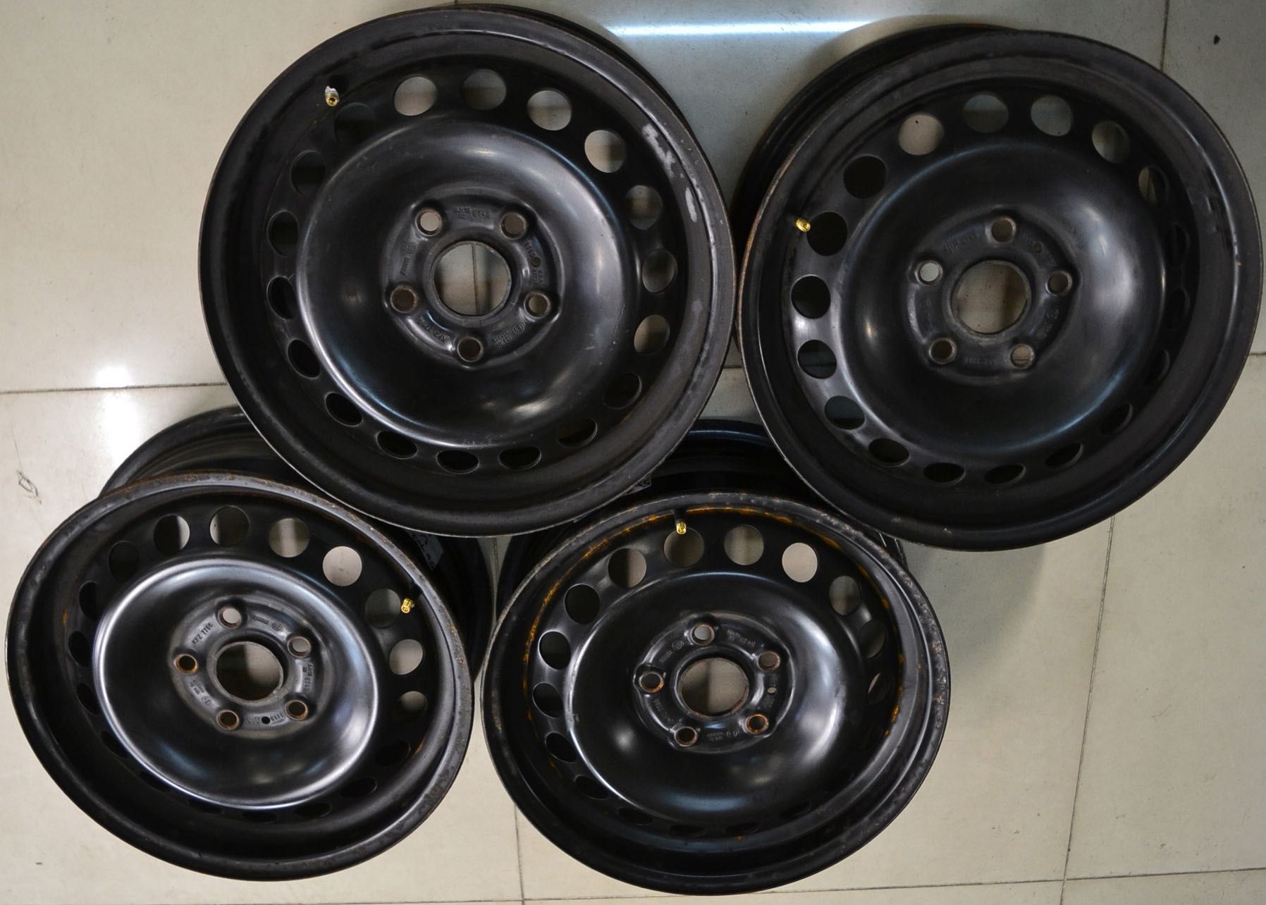 15 Felgi stalowe 5x112 6J 4szt. VW SEAT SKODA oryginalne nie chińczyki