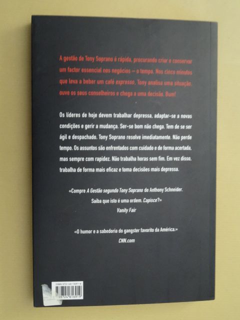 A Gestão Segundo Tony Soprano de Anthony Schneider