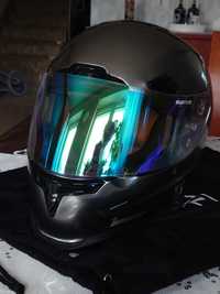 Kask Icon Airframe Pro Quicksilver, 3 szyby w zestawie ! Rozmial L