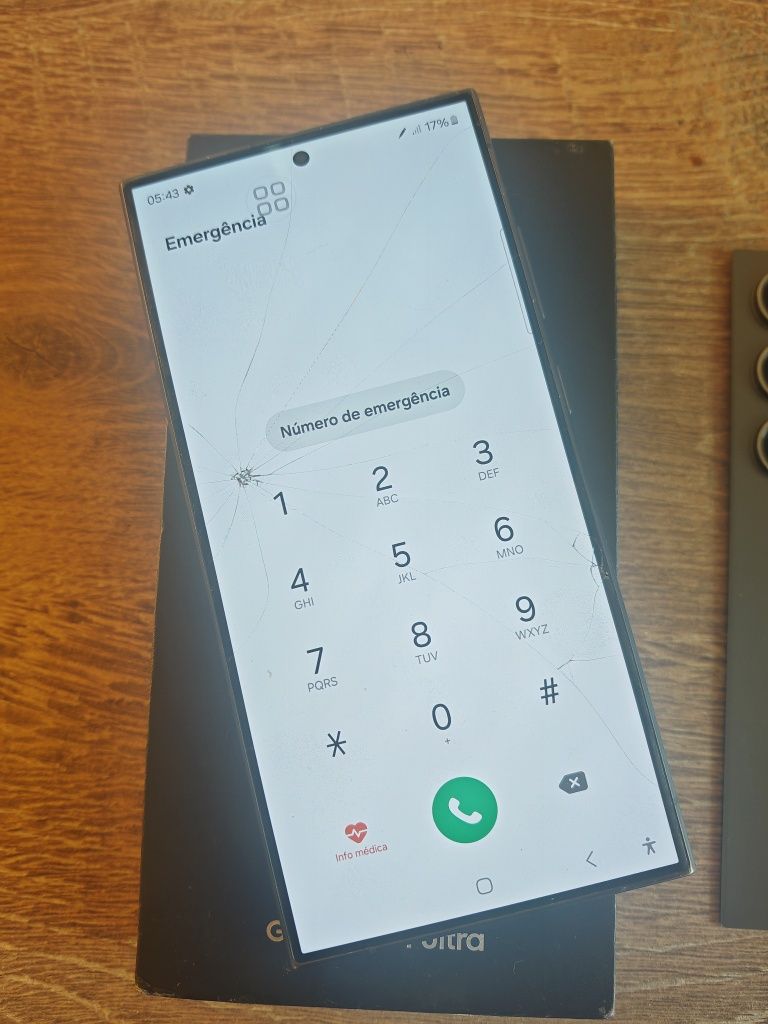 Samsung S24 Ultra 5G Para Peças Novos Preto Titanium