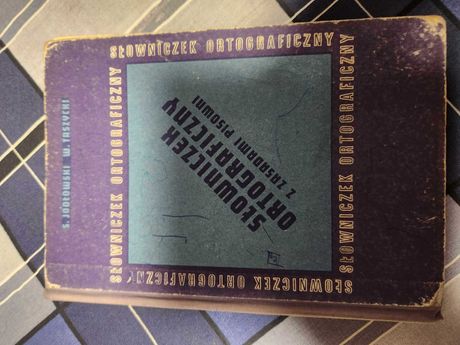 Słowniczek ortograficzny Jodłowski Taszycki 1975
