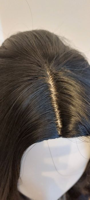 Peruka nowa czarne włosy