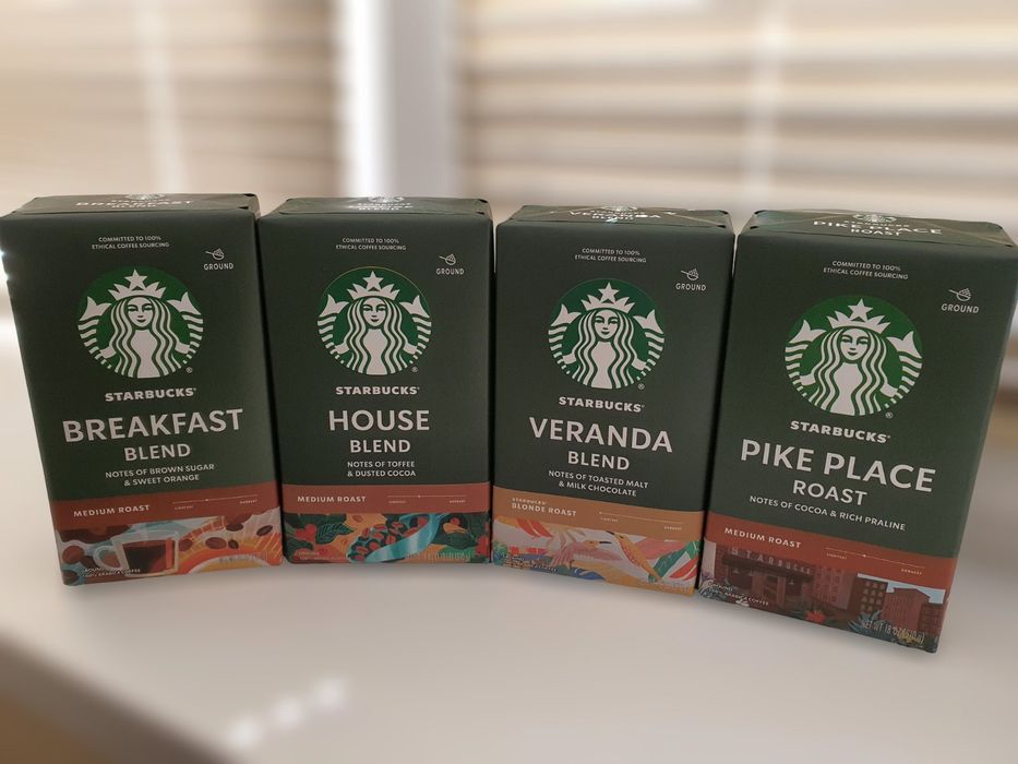 Кава мелена STARBUCKS вакуум, кофе молотый Старбакс вакуум, 510грам