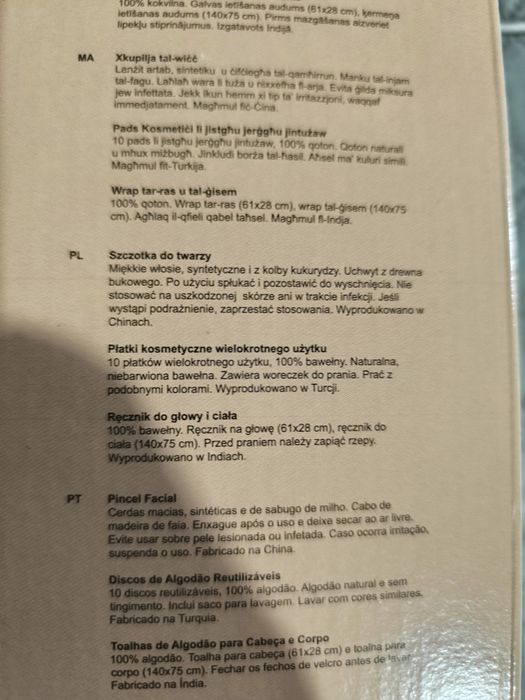 Zestaw odnowy biologicznej Wenllnss set.4 el.