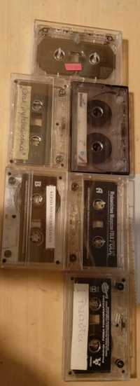 kasety magnetofonowe 6sztuk różne
