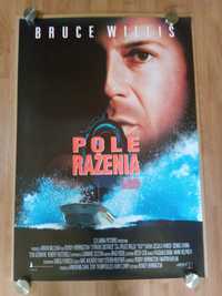 Plakat filmowy POLE RAŻENIA/Bruce Willis/Oryginał z 1994 roku.