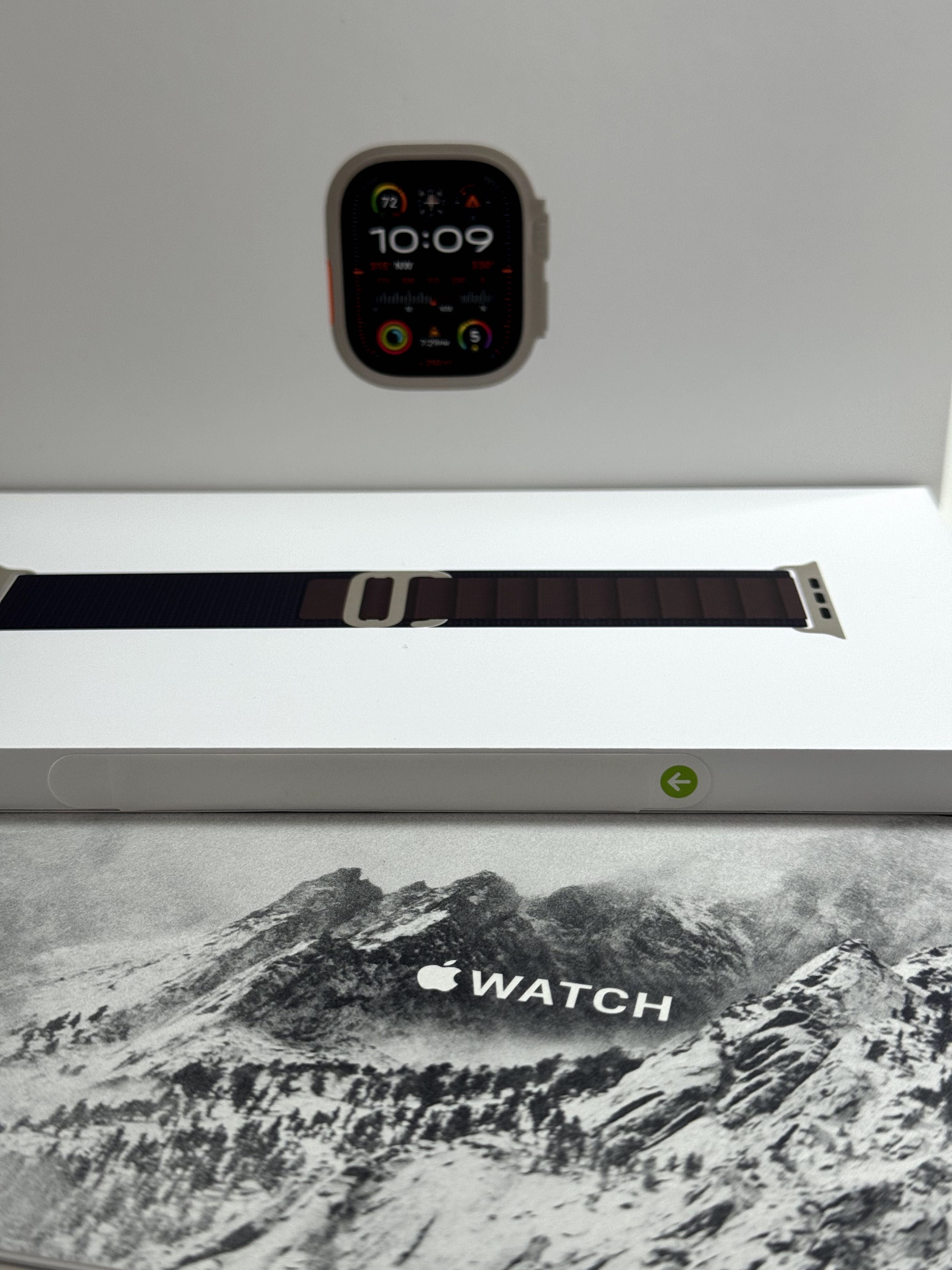 Apple Watch Ultra 2 49mm Titanium Case with Indigo Alpine Loop
