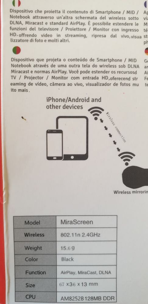 Dispositivo wireless