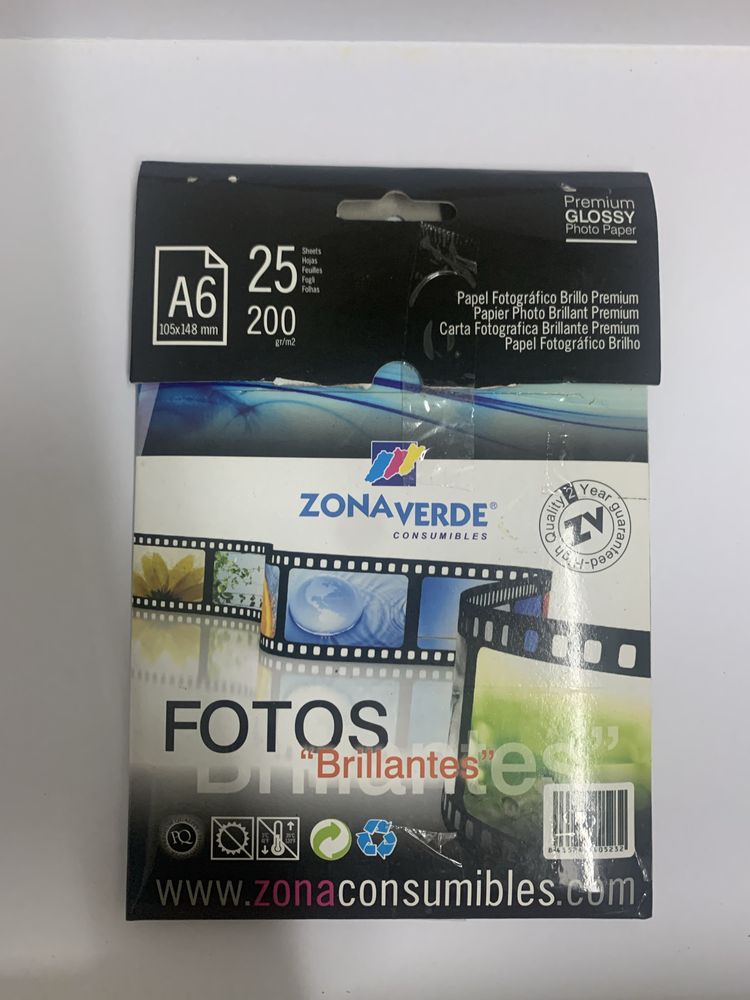 Photopaper impressora