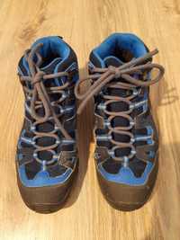 Buty trekkingowe dla dzieci rozm.34 Arpenaz 100 MID WTP JR Navy