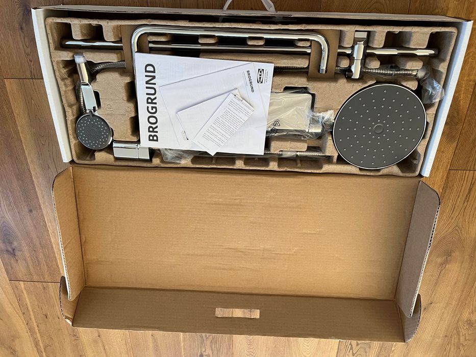 Ikea BROGRUND
Zest prysz z mieszaczem termostat, chrom
