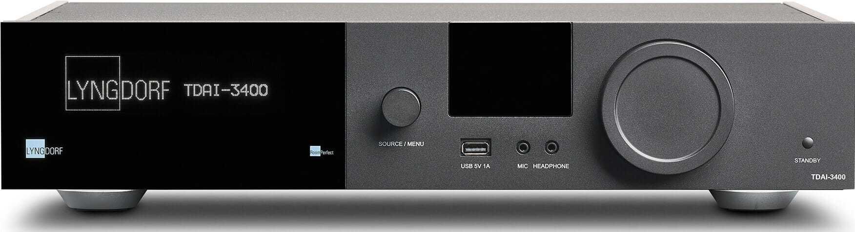 Wzmacniacz zintegrowany all-in-one Lyngdorf Audio TDAI-3400 kalibracja