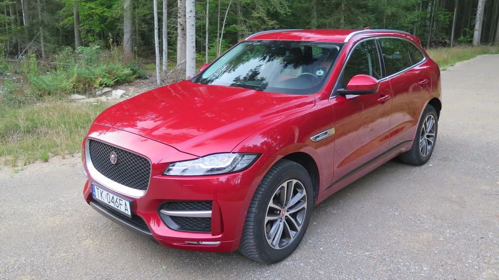 Jaguar F-Pace JAGUAR F-PACE R-SPORT 300 KM 4x4 boata wersja piękna kolorystyka