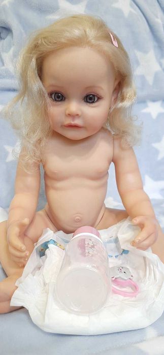 Силиконовая Кукла Реборн Рокси 55 см Девочка