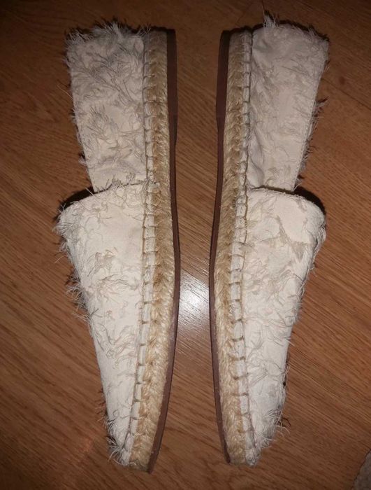 Espadryle Zara 41 26,5cm na wąską stopę