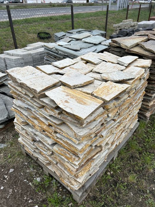 ŁUPEK OGRODOWY Kamień na Ścieżkę Schody Taras Dzikówka Elewacja Płyty