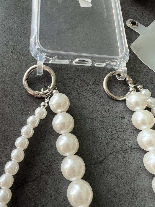 Чохол з намистом бусами iPhone 16 Pro Max айфон про макс шнурком