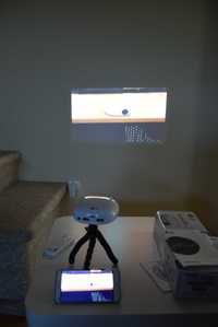 Projetor Portátil LG WVGA LED.  Minibeam