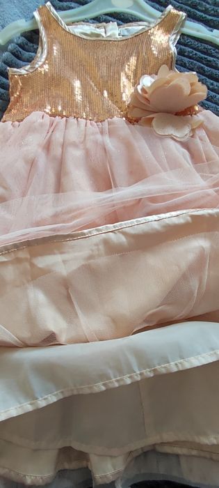 Sukienka świąteczna Cool Club 110 cm cekiny