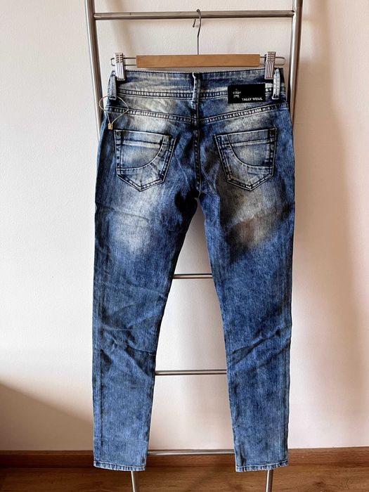 Calça Jeans Tally Weijl – Denim Claro, Levemente Destroyed, Nova