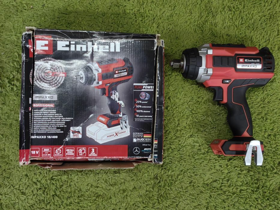 Klucz udarowy bezszczotkowy Einhell Impaxxo 18/400 18V X-Change box